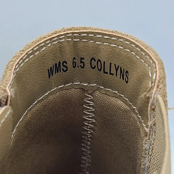 DV By Dolce Vita Collyns Short Bootie Ankle Boot Faux Suede Stone Tan 6.5 - Picture 10 of 12